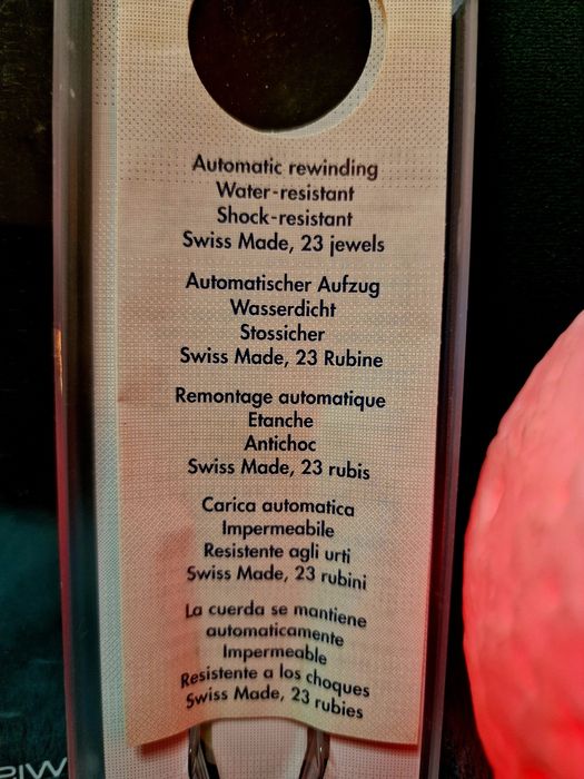 Ceas automatic Swatch anii 90 23 rubine