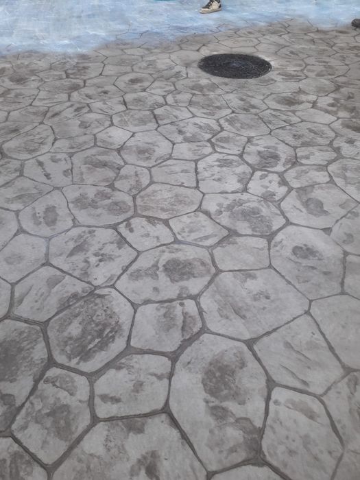 Beton amprentat elicopterizat pavaj pavele construcții tencuială gard