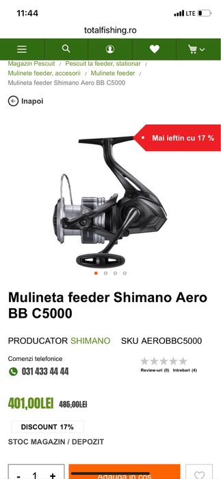 Mulineta shimano aero bb c5000