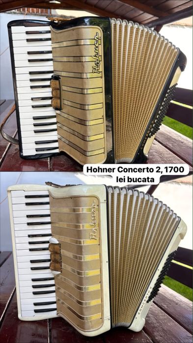 Acordeon Hohner Concerto 2 cu 72 de basi acordion acordeoane acordioane