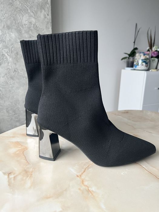 Дамски боти стреч материя 37