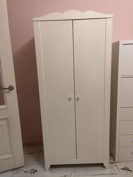 Шкаф плательный Икеа белый