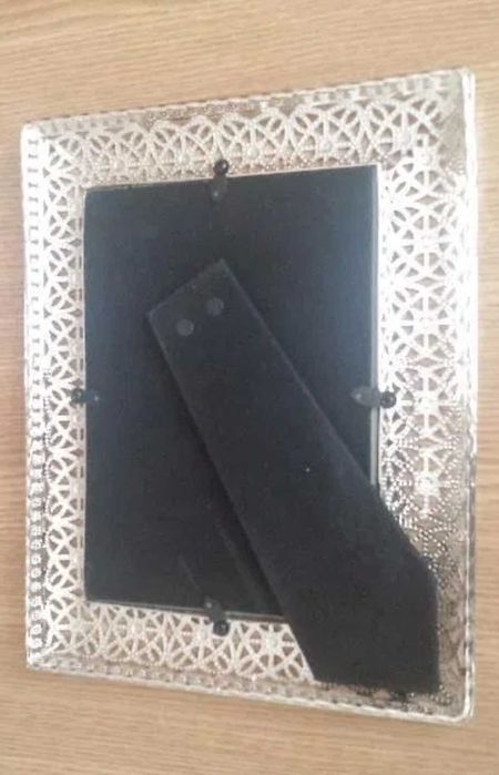 Pahare cu tava si rama foto argintate ,aduse din istambul.