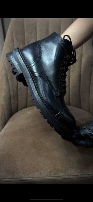 Dolce & Gabbana мужские кожаные ботинки Италия РАЗМЕР 41,42