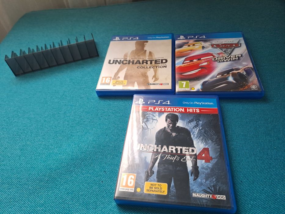 Uncharted, Cars 3 и стойка за игри