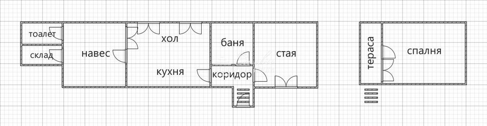 Двуетажна ТУХЛЕНА вила на плоча – местност Под манастира!