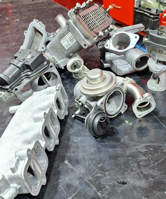 Ултразвуково почистване на всмукателни колектори, ЕGR охладители