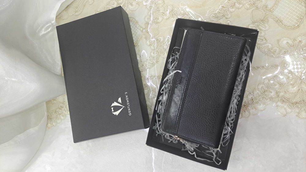 Кошелёк чёрный мужской