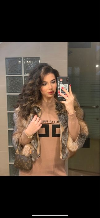 Blana naturala de vulpe, marimea S