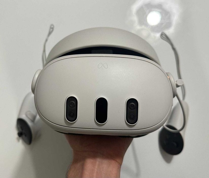 Ochelari VR Meta Quest 3 512GB + Kiwi Design H4 Boost Halo Elite Strap cu Baterie