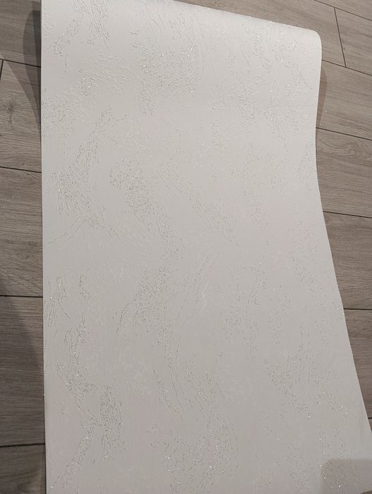 Tapet decorativ alb