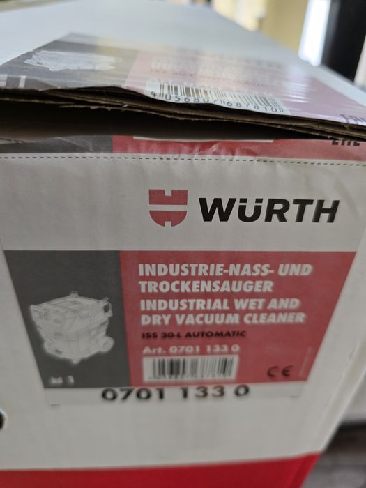 Индустриална прахосмукачка WURTH ISS 30 L