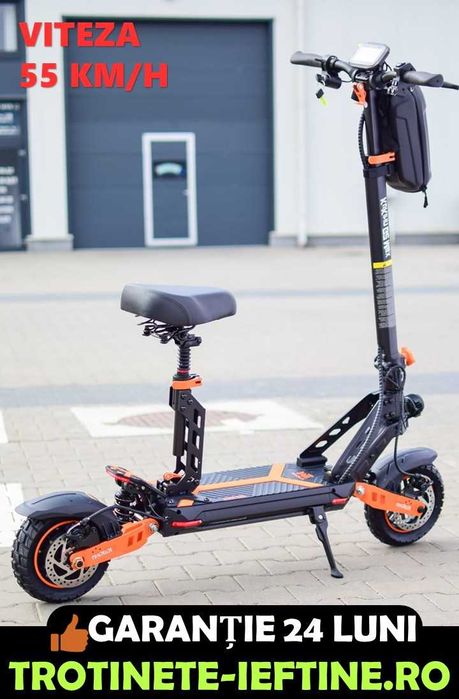 Trotineta KuKirin G2 MAX MODEL 2026, motor 1000W, baterie 48V, roti mari off-road, NOUA si SIGILATA, Service Romania