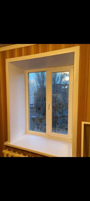 Пластиковые откосы подоконники