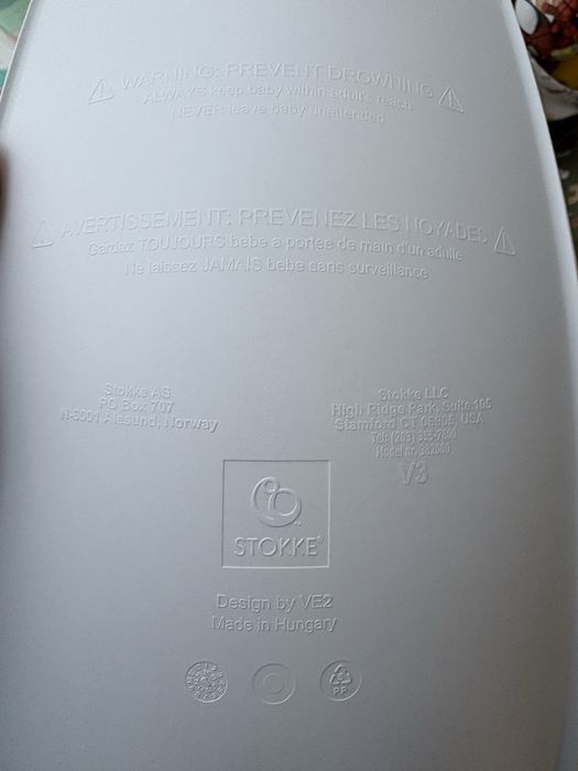 STOKKE Сгъваема ваничка FLEXI BATH XL