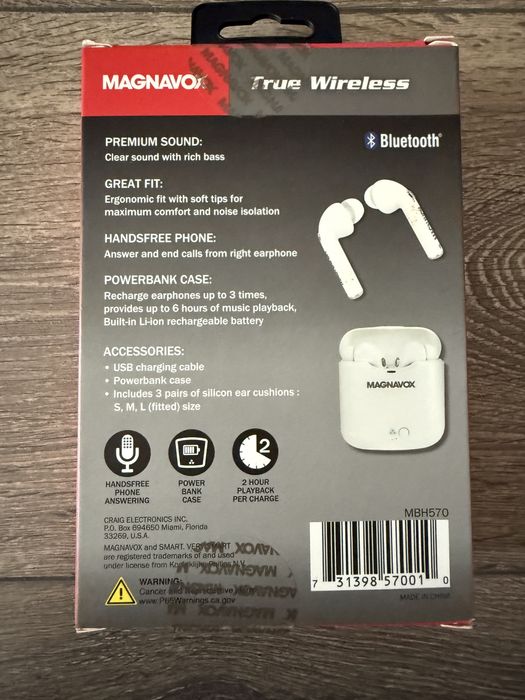 Безжични слушалки MAGNAVOX