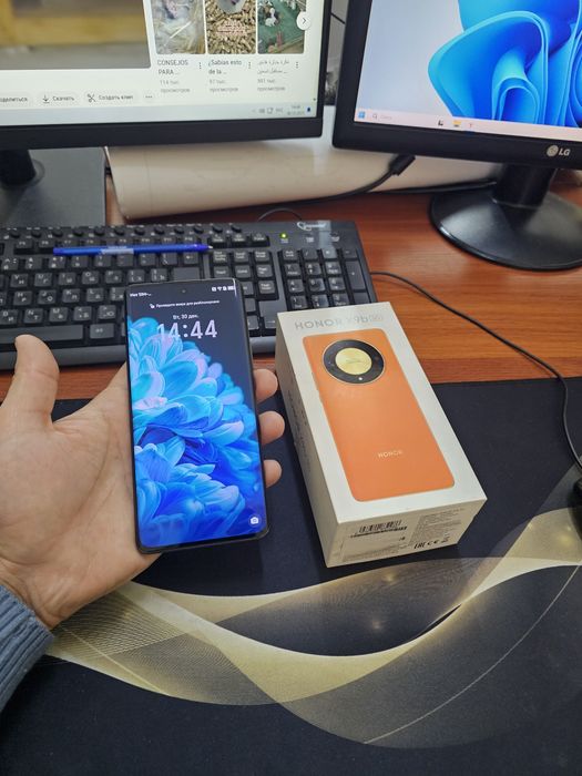 Honor X9b 8+8/256gb(2024)iwlawi zur aybi yuq tozza telefon uyaltirmayd