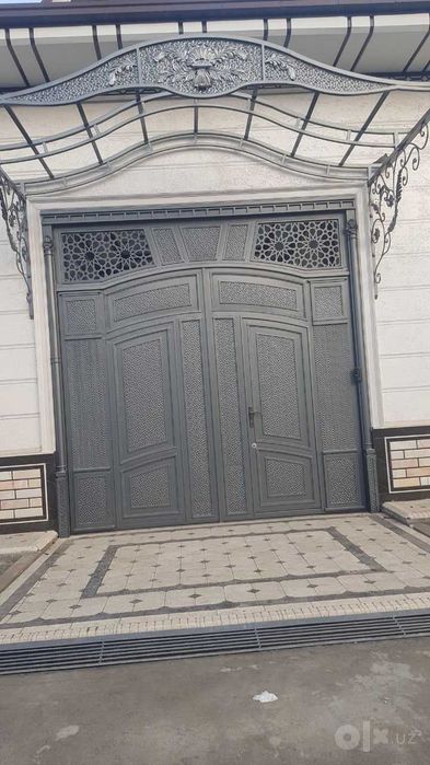 Металлические Железные Ворота навес, Темир Дарвоза Temir Darvoza