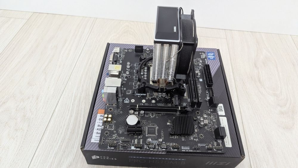 I3 10100f + материнская плата + GTX 1050ti +кулер