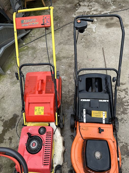 Masina de tuns iarba benzina si electrica