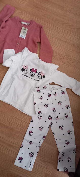 Compleu+Cardigan fetite 12/24 luni,noi cu eticheta