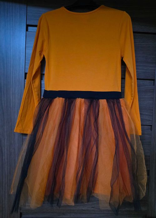 Rochie Halloween dovleac paiete reversibile LC Waikiki 8-9 ani (128-134 cm)