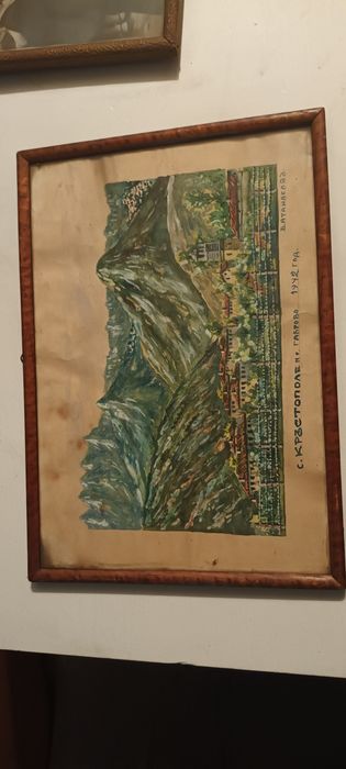 Картини с рамки и снимки с рамки от 1960г,стъкла и гръб