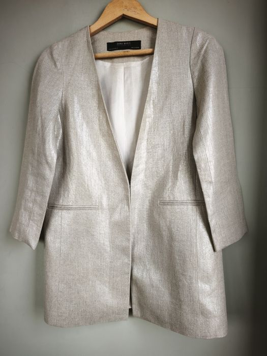 Zara, ленено дамско сако, размер S