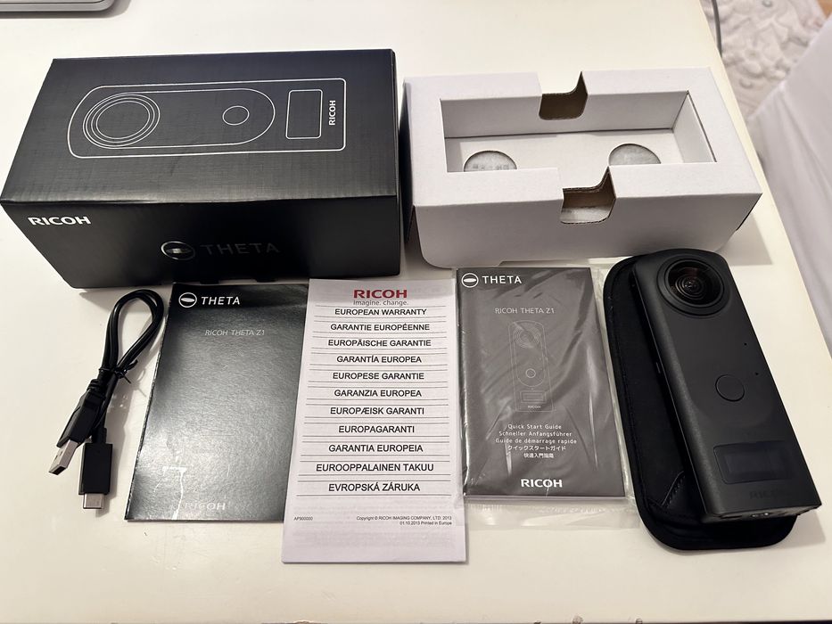 Camera 360 Ricoh Theta Z1 4K 20mpx Relevee, Tururi virtuale, filmari