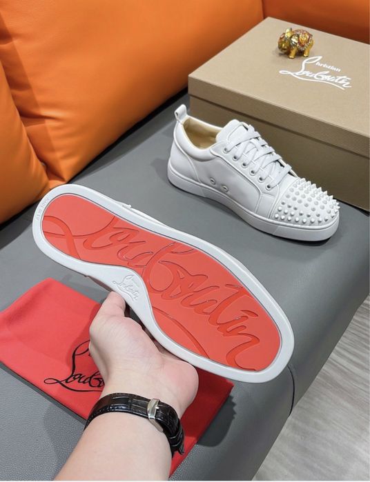 Adidasi/ Pantofi Christian Louboutin Low White calitate Premiulm