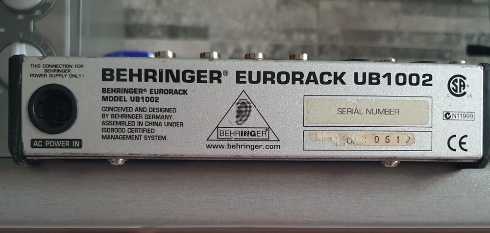 Mixer Behringer Consola DJ Hercule Mk2 /BOXE