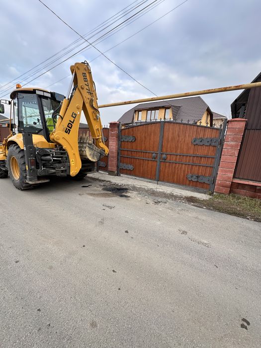 Экскаватор погрузчик. 3в1 экскаватор. Петушок и Трактор