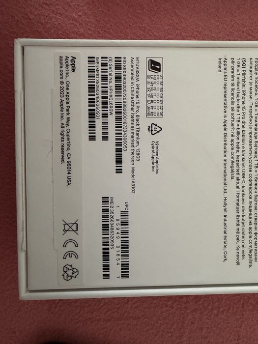 iPhone 15 Pro 128 GB, impecabil !