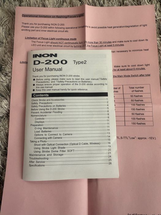 Подводен стробоскоп Inon D-200 type 2