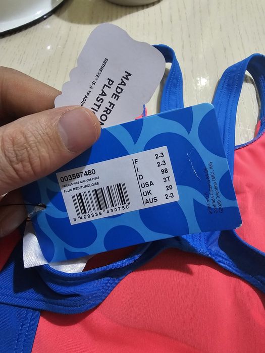 Новый купальник ARENA для девочки 2-5 лет