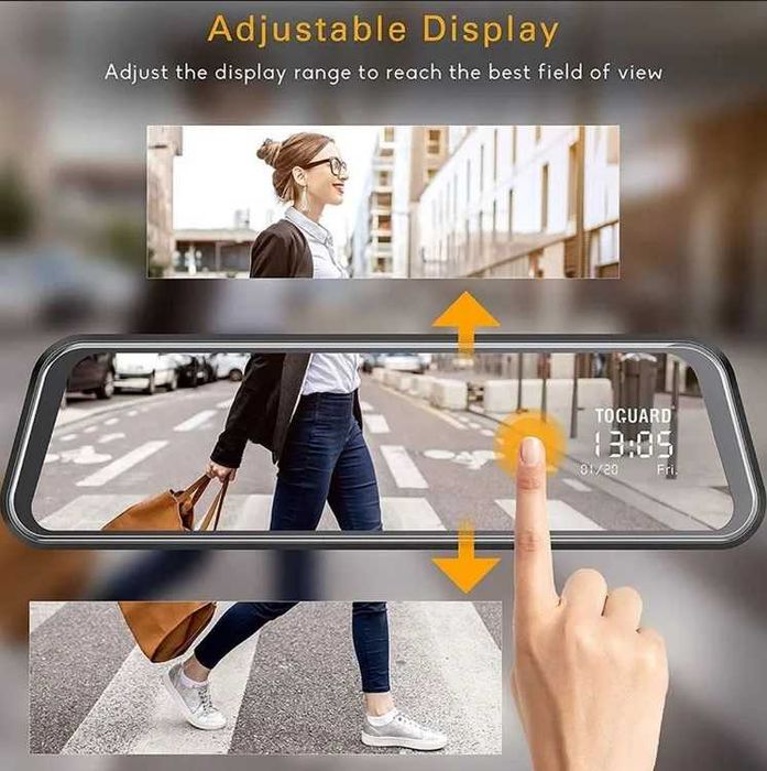 Огледало-Видеорегистратор с 3 камери