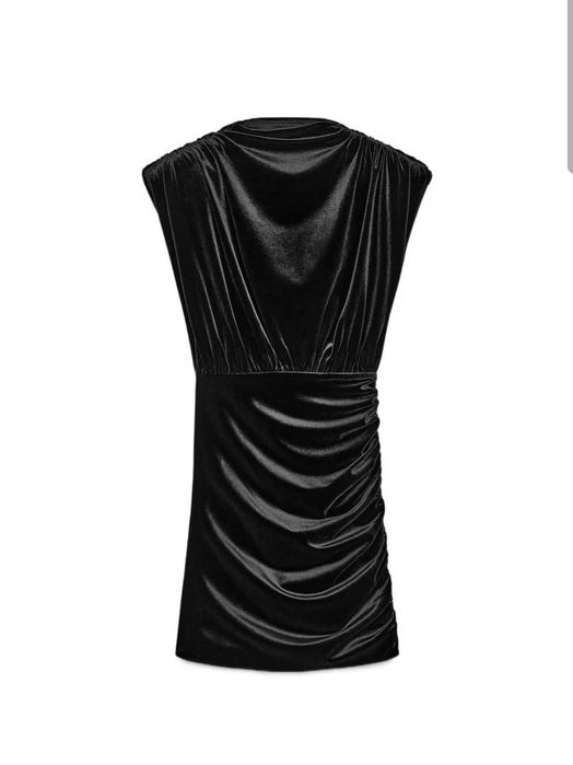 ZARA Дамска черна рокля