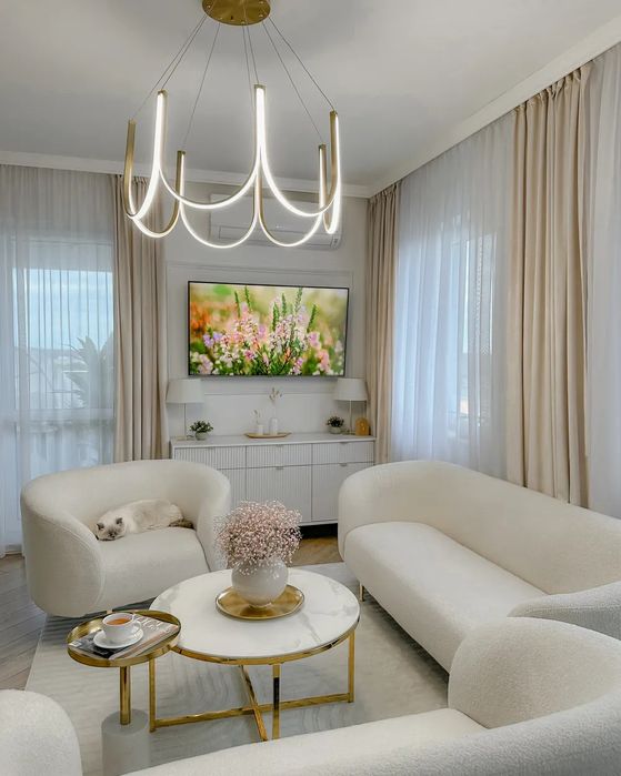 Candelabru LED PERQUENO Metal Auriu