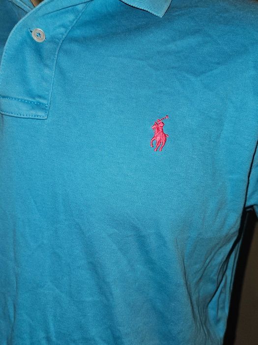 Polo Ralph Lauren Мъжка Тениска С Яка Риза Ежедневна Спорт Раз.M