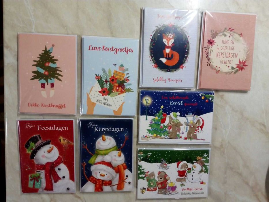 Поздравителни картички за Рожден ден и др.Коледни картички с пликове.