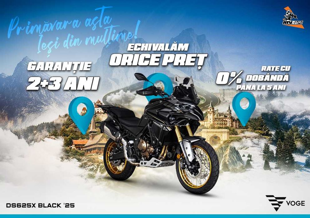 Motocicleta VOGE DS625X Black '26