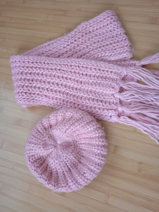 Зимна шапка и шал