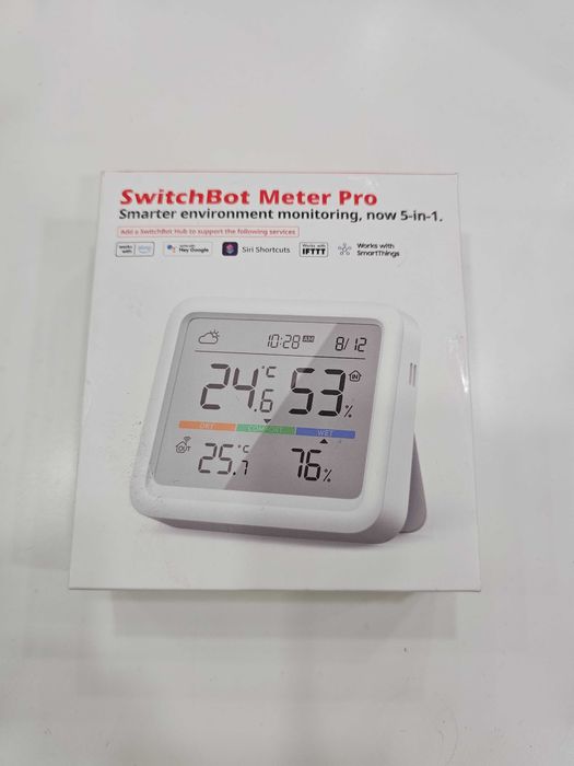 SwitchBot Meter Pro – смарт термометър и влагомер с голям дисплей