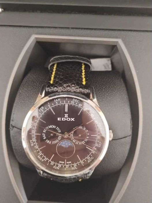 Edox 40101 Les Vauberts Перфектен + Кутия