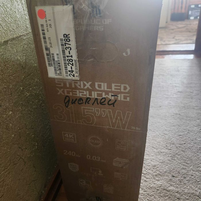 ASUS ROG Strix OLED XG32UCWMG  топовый игровой монитор 4K-OLED