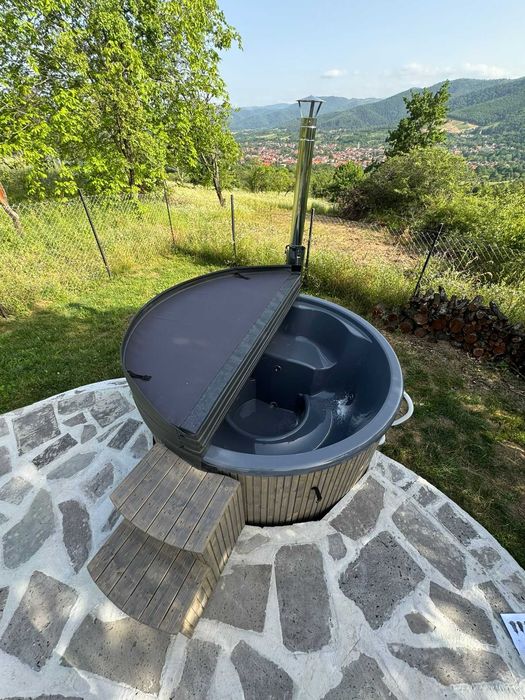 Ciubăr Fibră de Sticlă cu Sobă Integrată - D200