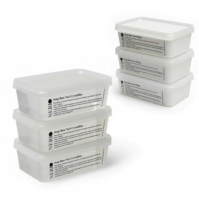 Nerilab Soap Base White Crystalline – bază premium pentru săpun, 1 kg