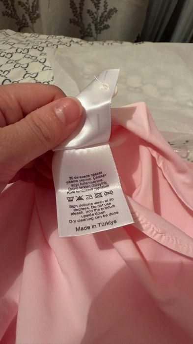 Рубашка нежно розовый