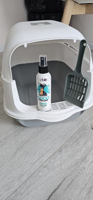 Кошачий лоток и спрей