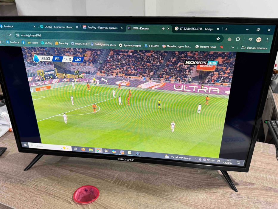 Продавам Телевизор Crown 32